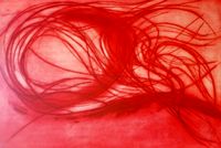 Polifonia linial IV. Mixed media on paper. 111 x 81 x 10 cm.